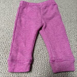 🍭6/$30 Peek little peanut purple heather sweatpants for baby girl - XS 0-3 m